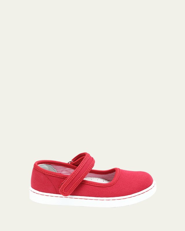 Girl's Jenna Canvas Mary Jane Shoes, Baby/Toddler/Kids